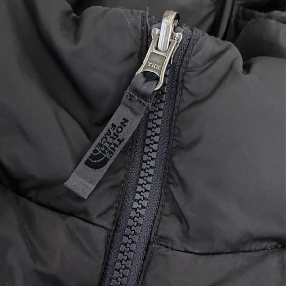 The North Face Men’s red maroon Nuptse 700 down Retro Puffer Jacket large - Picture 8 of 12